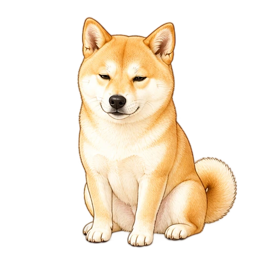 Sleepy Curl sticker